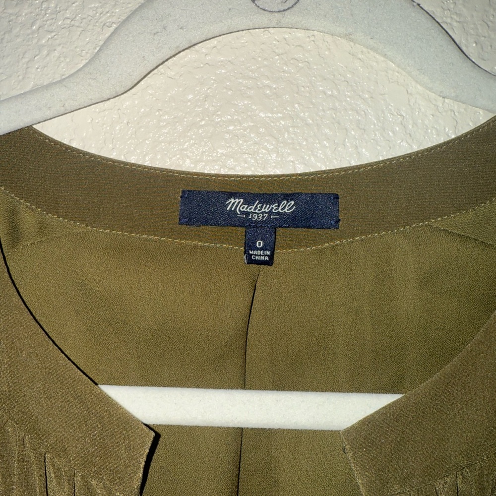 Madewell Olive Green Dress - Picture 5 of 6